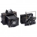 2 Strut Cameras for 6,5 x 9 cm, c. 1930