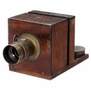 Wet-Plate Sliding Box Camera with Vallantin Lens, c. 1860