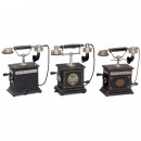 3 German Table Telephones, c. 1900–10