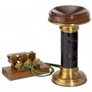 Very Early Siemens & Halske Butterstamp Telephone, c. 1880