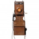Bavarian Wall Telephone by Heller, c. 1900