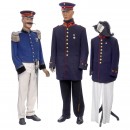 3 German Postal Uniforms, c. 1900