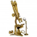 Binocular Microscope by Henry Crouch, London, c. 1870