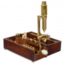 English Compound Monocular Chest Microscope by Dollond, c. 1800