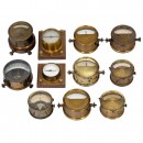 11 Brass Measuring Instruments