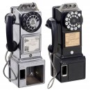 Two American Coin-Operated Telephones, c. 1960