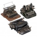 Three Mechanical Typewriters