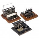 Three Mechanical Typewriters