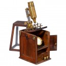 French Box Microscope, c. 1760