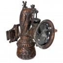 Figural Eagle Acetylene Bicycle Lamp, c. 1910