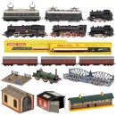 Toy Trains and Accessories of Various Scales