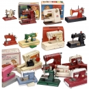 Twenty-four Toy Sewing Machines