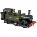 Well-Engineered 1-Inch Scale British Live Steam Locomotive GWR 1