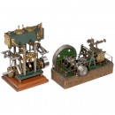 Two Steam Engine Working Models, c. 1975