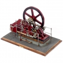 Working Model of an Oscillating Single-Cylinder Steam Engine