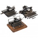3 Small American Typewriters
