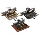 3 Blickensderfer Typewriters