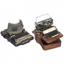 Bar-Lock No. 6 and Hammond No. 12 Universal Typewriters