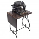 The Perfected Type Writer No. 4 with Typewriter Table, 1882
