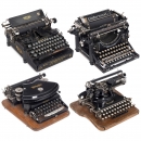 4 American Typewriters