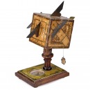 Cube Sundial with Compass by David Beringer, c. 1800