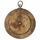 An English Brass Multi-Component Perpetual Calendar, late 18th C
