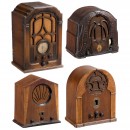 4 American Radio Receivers, c. 1930