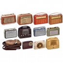 11 Portable Radios and a Record Player