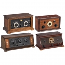 4 Battery-Operated Radio Receivers, c. 1930