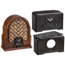 Large and Small Cat’s Head Radios by Telefunken