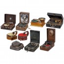 9 Portable or Table-Top Gramophones, 1925 onwards