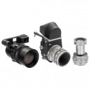 3 Leica Lenses and a Visoflex III Unit