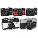 5 Different Rollei B 35 Cameras
