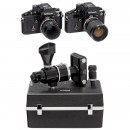 2 Nikon F2 AS Cameras and a Nikon Microscope Camera