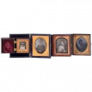 2 Daguerreotypes and 2 Ambrotypes, 1850 onwards