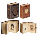 2 Compact Carte-de-Visite Albums, c. 1870