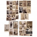 86 Cartes de Visite and 4 Other Photographs, 1860 onwards