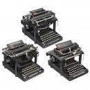 3 Remington Typewriters