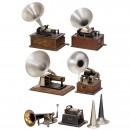 6 Phonographs for Restoration or Spare Parts