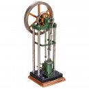 Working Model of a Single-Cylinder Overcrank Steam Engine, c. 19