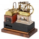 Miniature Working Model of a Walking Beam Steam Engine, c. 1850