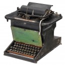 Sholes & Glidden Typewriter (Black) with Table, c. 1876