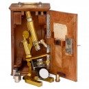 Brass Microscope by E. Leitz, Wetzlar, 1891