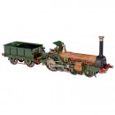 Well-Engineered 1-Inch Scale British Live-Steam Locomotive with 