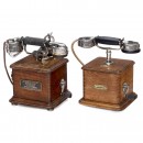2 French Telephones