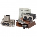 Cornu Ontoscope Stereo Camera and Stereo Viewer with Autochromes