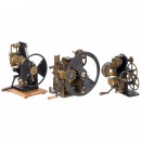3 Projection Heads for 35 mm Film, c. 1900