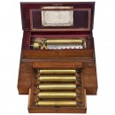 Rare Interchangeable Musical Box by Ducommun-Girod, c. 1870