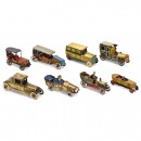 8 Penny Toy Cars, c. 1920