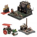 4 Toy Steam Engines